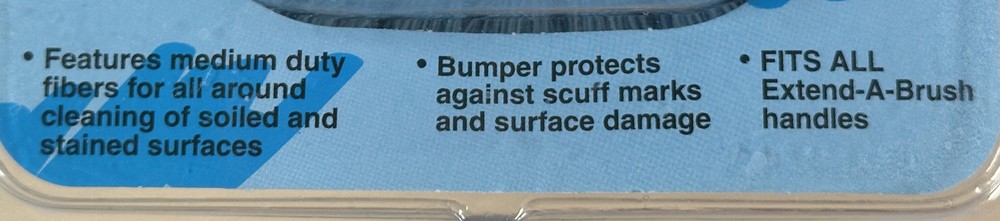 Starbrite 8” Marine Blue Medium Brush - Extend-A-Brush