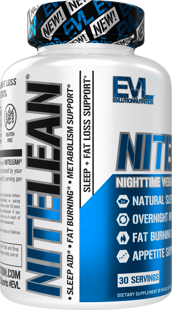 Evlution Nutrition NiteLean - Nighttime Weight Loss Support - 30 Servings