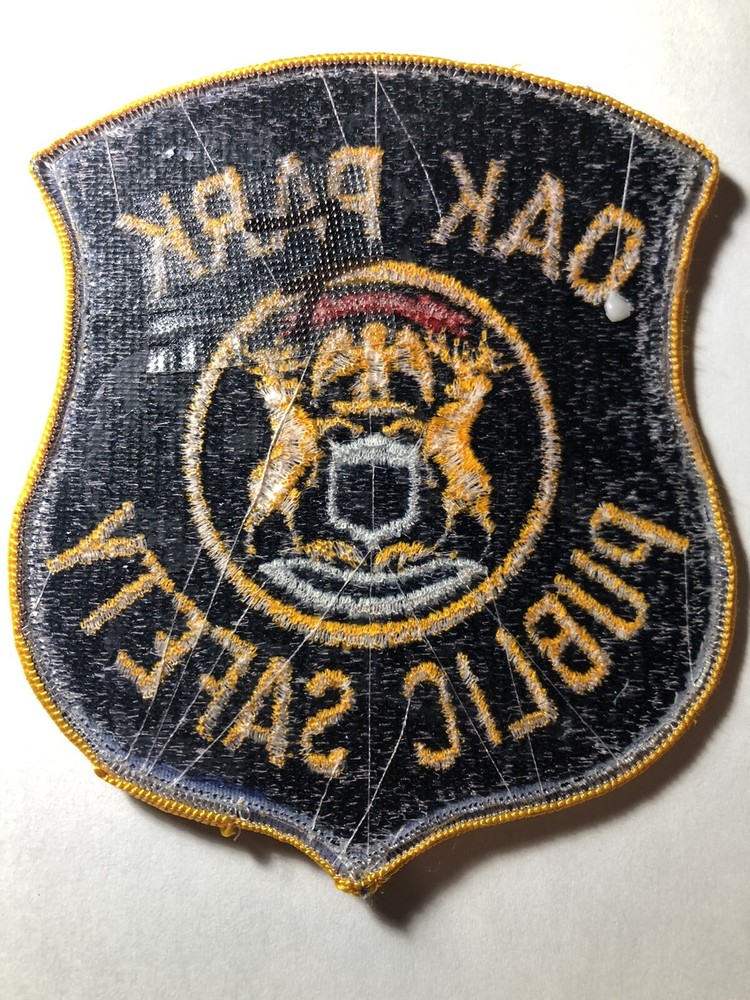 Oak Park Michigan Public Safety Patch