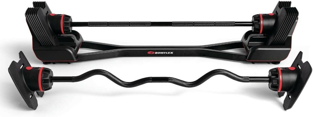 Bowflex Selecttech 2080 Barbell With Curl Bar Adjustable Brand New