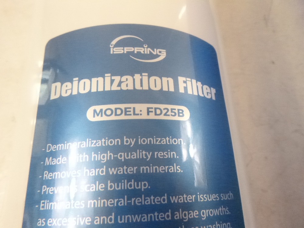 iSpring Deionization Filter FD25B w/ Cold Water Housing