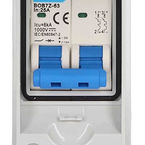 DC Disconnect Switch Electrical Breaker 1000V 25A Miniature Circuit Box IP65