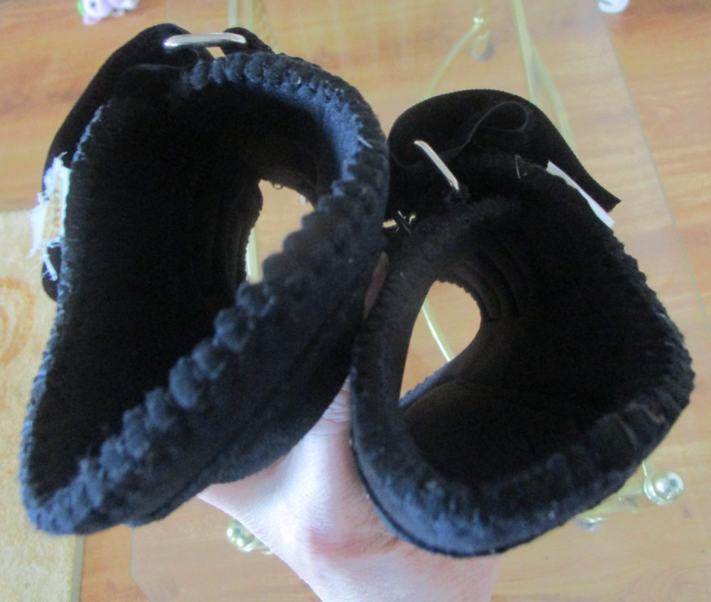 SMALL BLACK WEAVER SPLINT JUMPING BOOTS