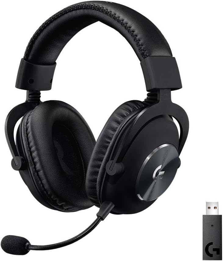 Logitech G PRO X Wireless Lightspeed Gaming Headset with Blue VO!CE Mic Filter