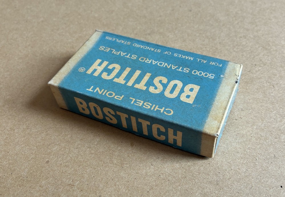 VINTAGE Bostitch Chisel Point 5000 Standard Staples