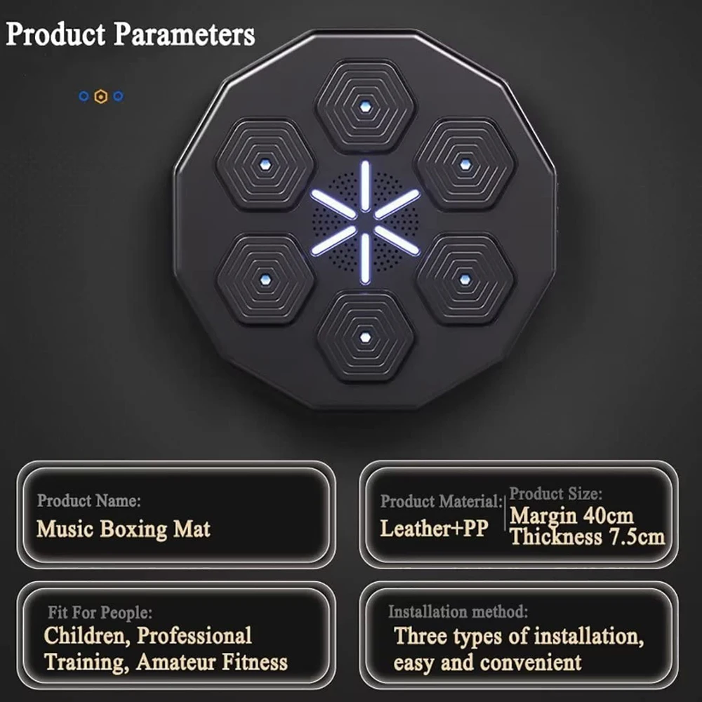 LED Smart Boxing Wall Target for Reaction Training