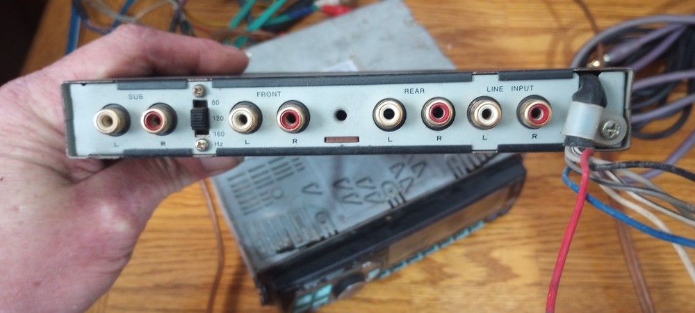vintage car stereo passive equalizer optimus