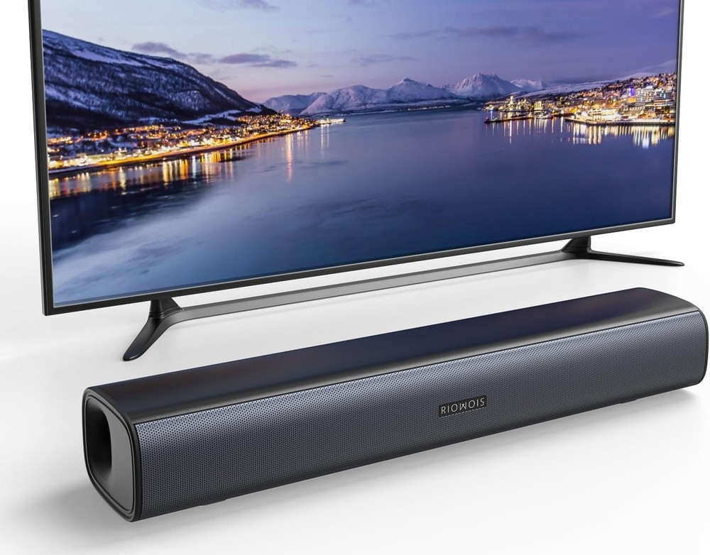 Enhanced Dialogue Clarity Soundbar 2.5" Compact Design