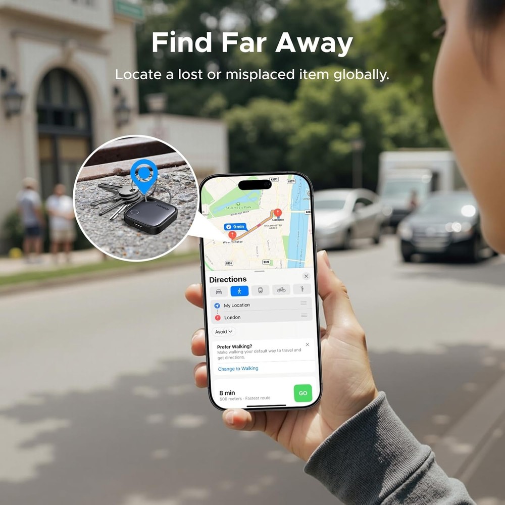 UGREEN FineTrack Air Tracker Tags (iOS Only) 4 Pack,