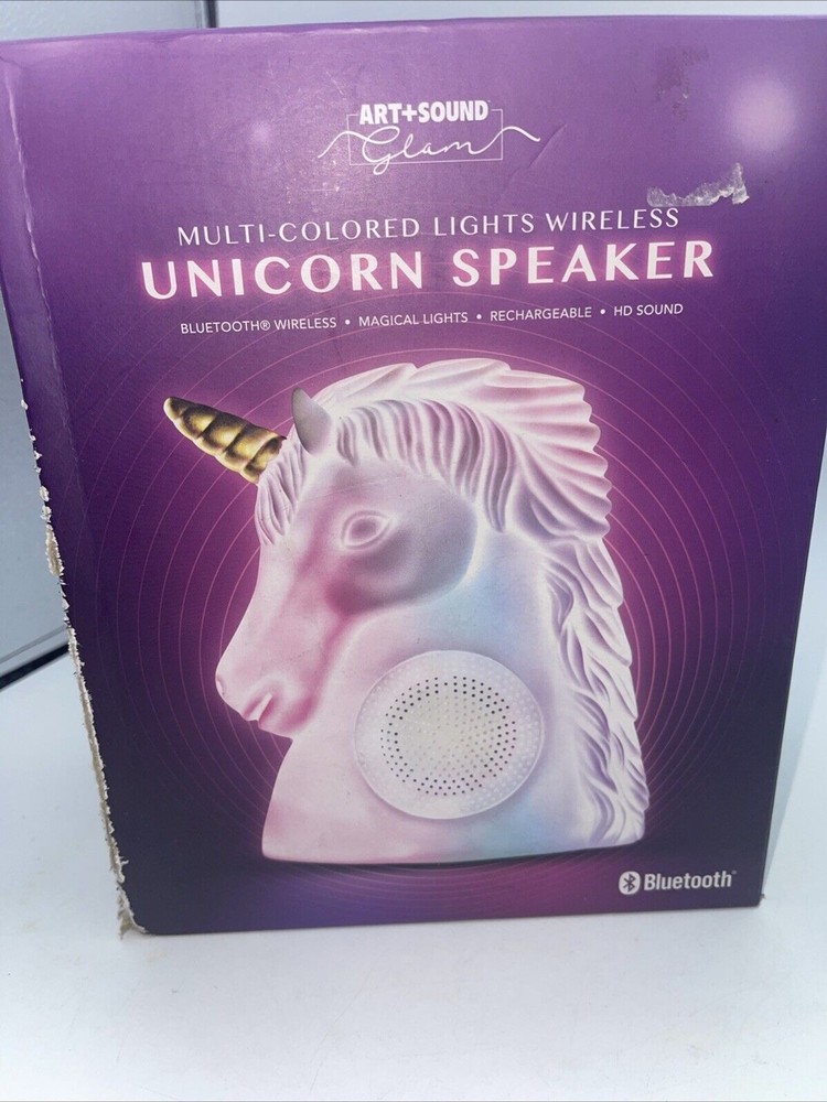 Multi-Colored Magical Lights Bluetooth Wireless Unicorn Speaker HD Sound Sealed