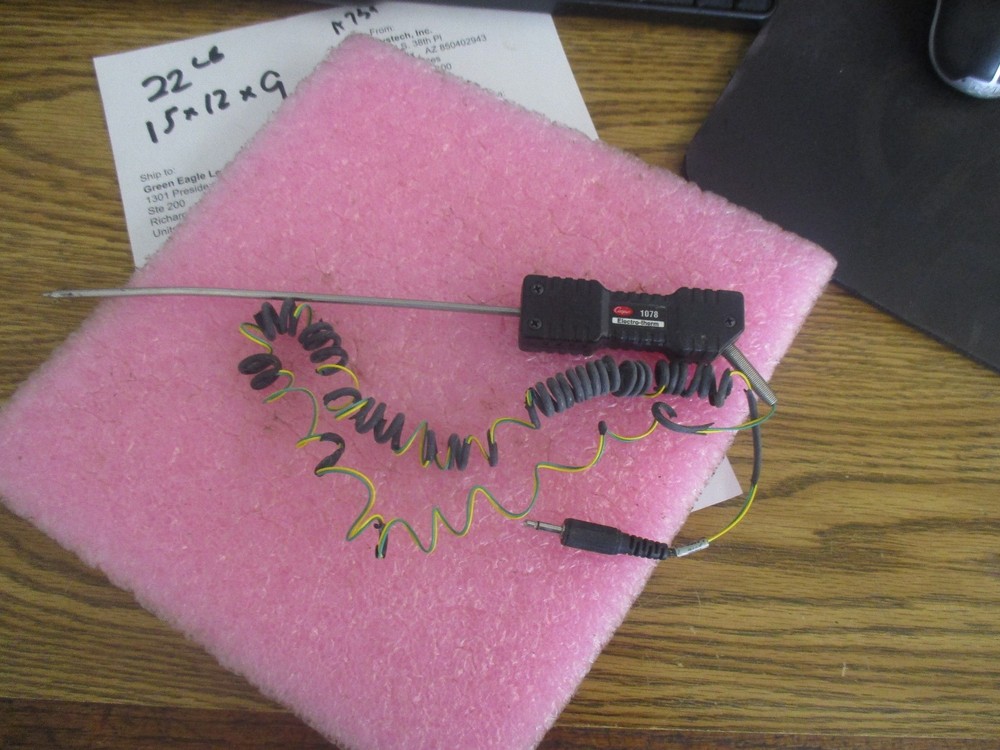 Cooper / Electro-therm Model: 1078 Thermistor Probe