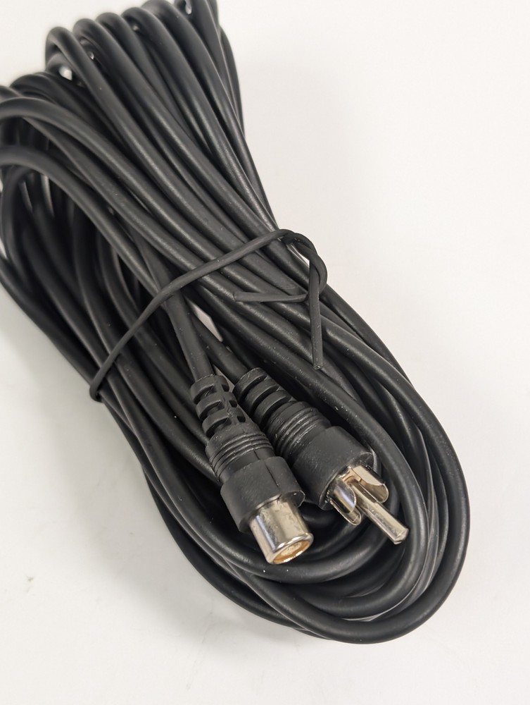 25 FOOT SHIELDED RCA PLUG TO RCA JACK EXTENSION CABLE