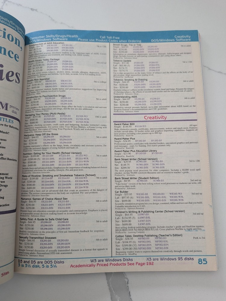 Software House Educational Software & Multimedia Catalog 1996-97 Apple II Macint