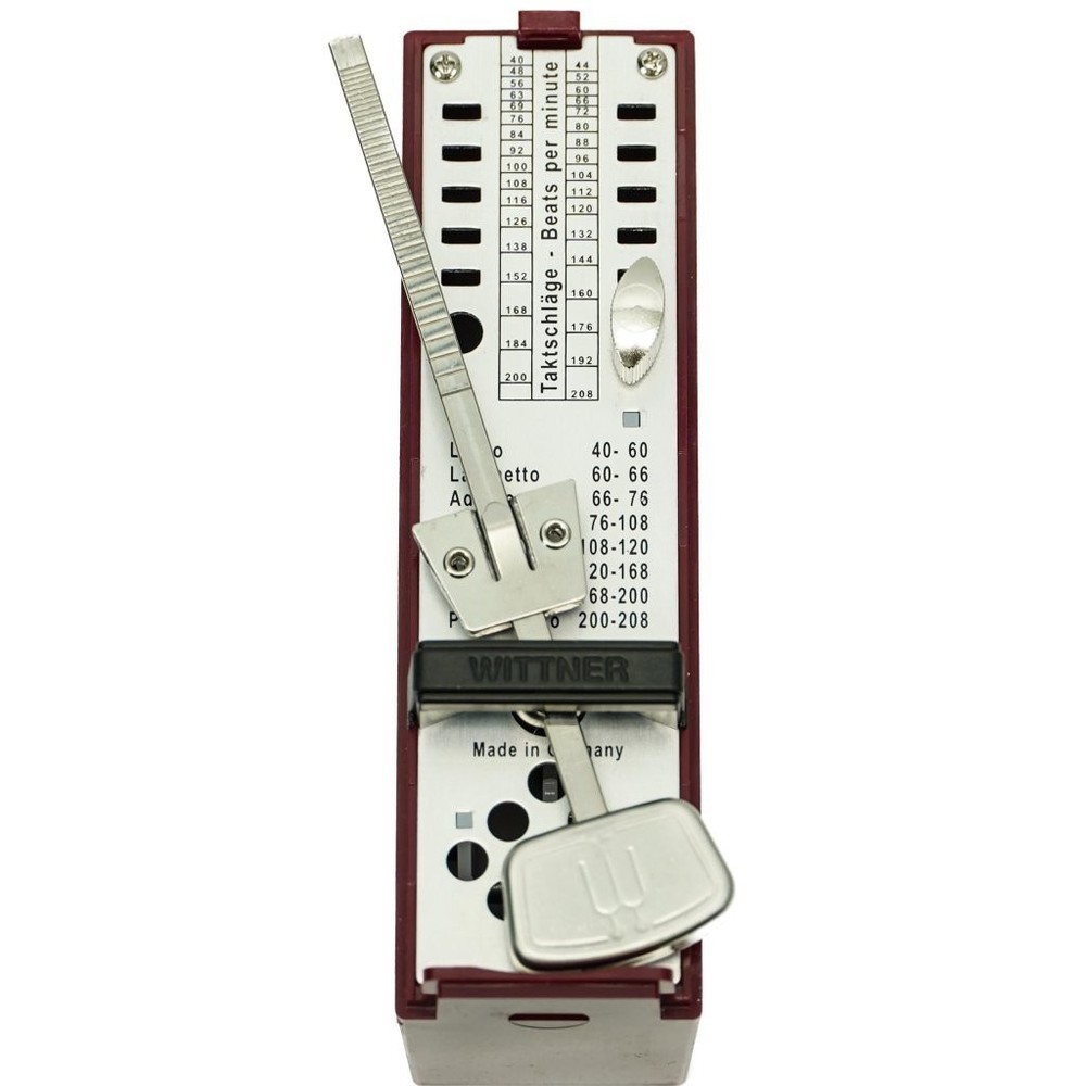 Wittner Metronome – Taktell Super-Mini (Ruby), Beat Indication: Pendulum