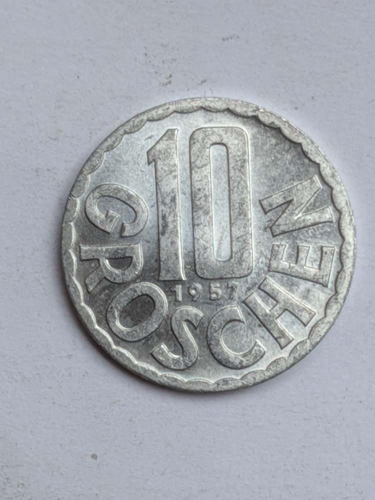 1957 Austria 10 Groschen