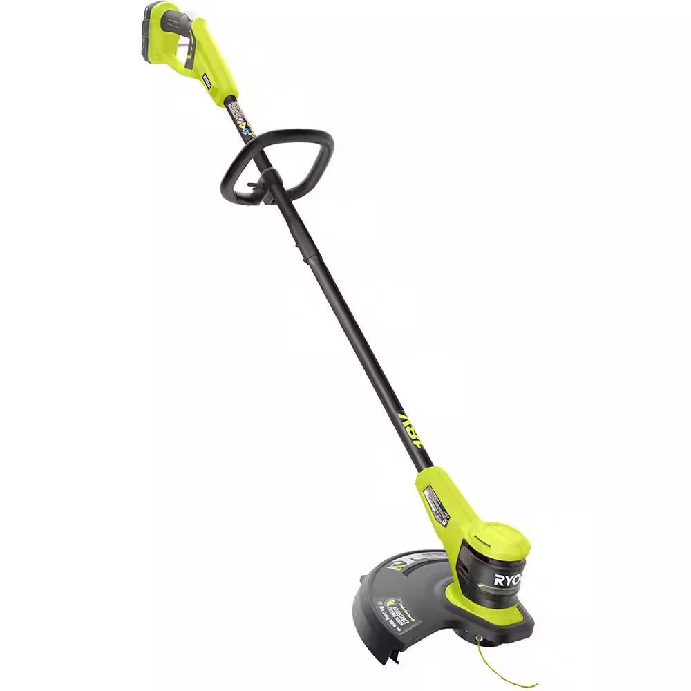 ONE+ 18V 13 In. Cordless Battery Electric String Trimmer/Edger with Extra 3-Pack