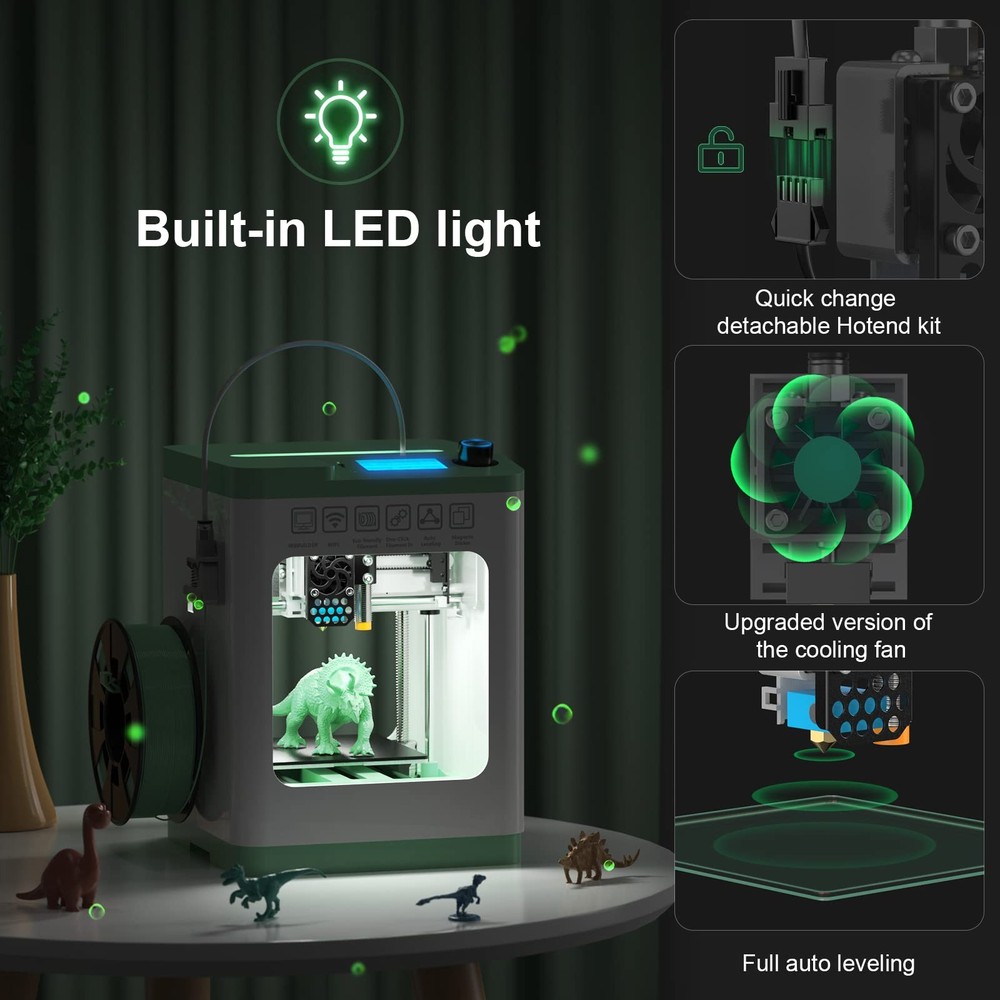 Entina 3D Printers with WiFi Cloud Printing, Fully Assembled with Auto Leveling