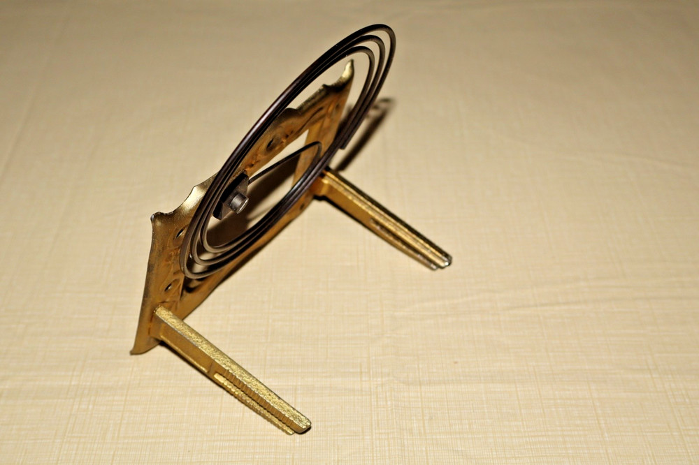 German Wall Clock Movement Mounting Bracket with Gong