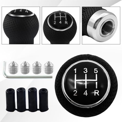 5 Speed Shift Knob, Manual Gear Shift Knobs Gear 5/Round Head R Down