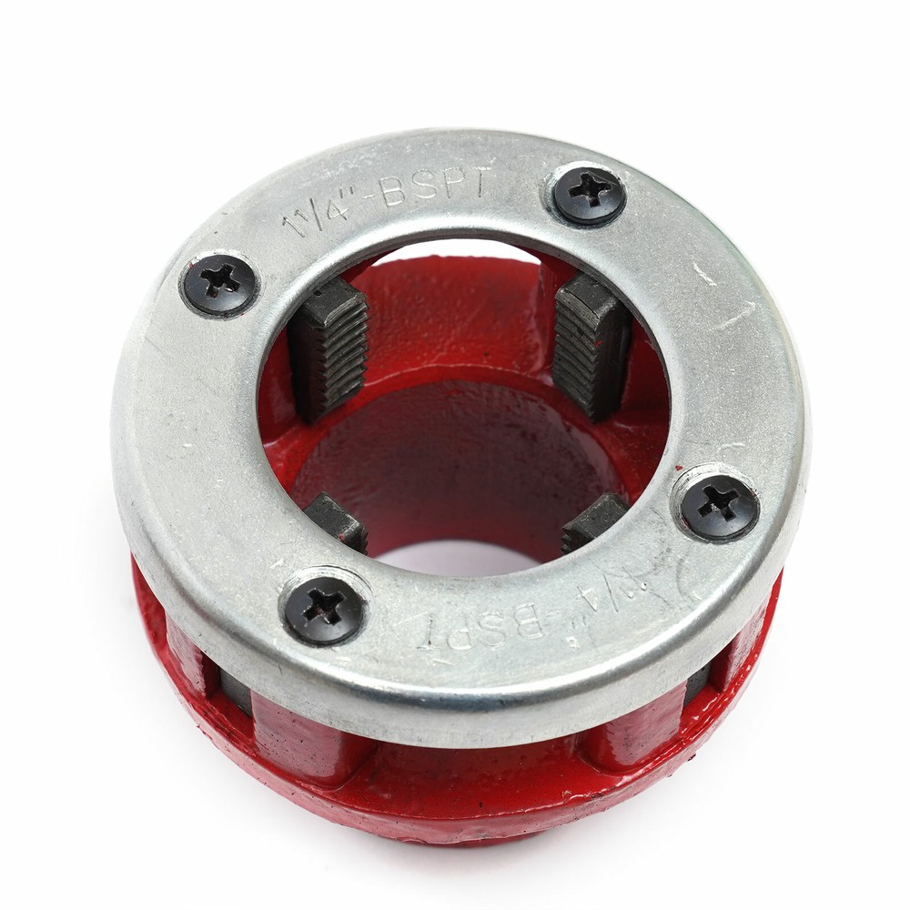 7 Size Pipe Threader Threading 3/8" to 2" Die Dies kit / Handle Ratchet Tool Set