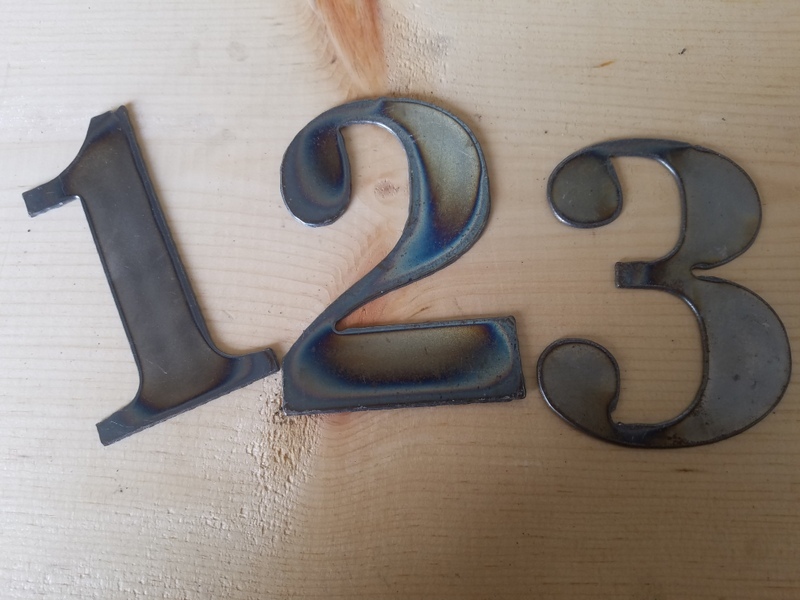 12'' Tall Metal Letters A-Z and Numbers 0-9 FREE SHIPPING