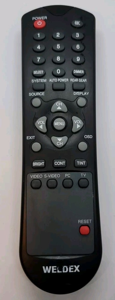 Original Weldex WDL-1040M Remote Control