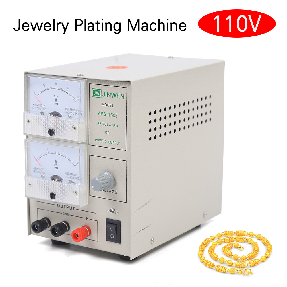Gold Jewelry Plating Machine Copper Gold Silver Electroplating Rectifier Kit