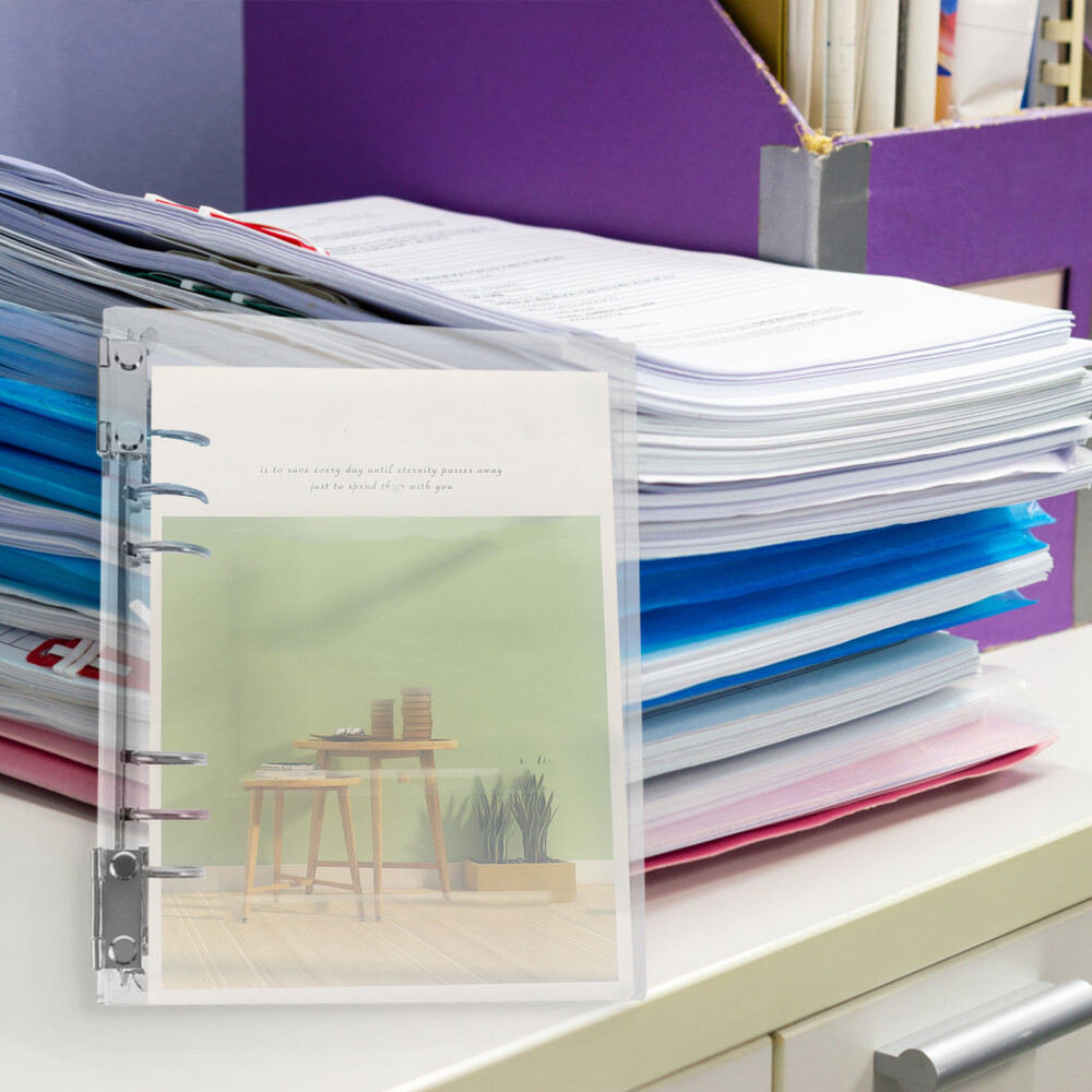 Loose-leaf Book Binder Notebook Shell 6 Ring The Folders Scrapbook