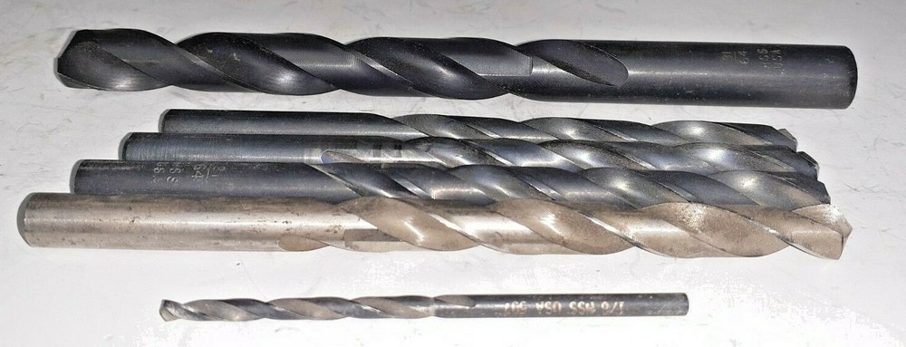 ASSORTED LOT OF 6 DRILL BITS