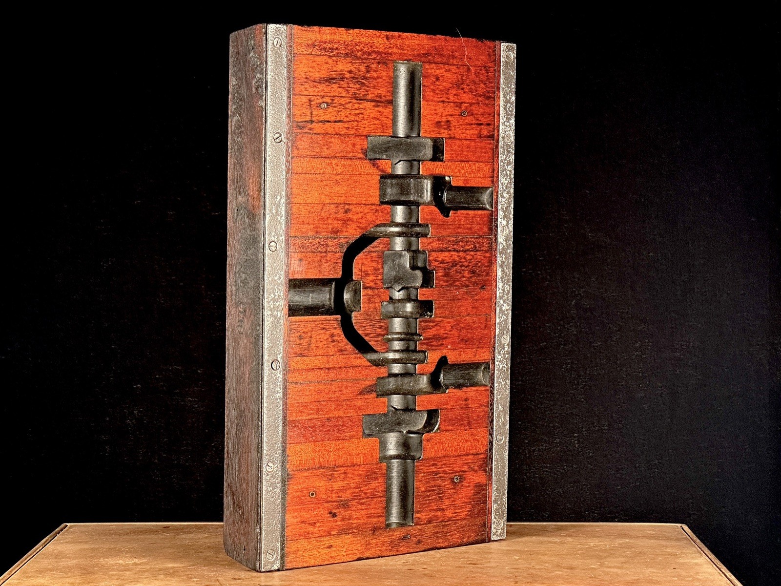 Antique Foundry Mold Pattern Industrial Wall Art