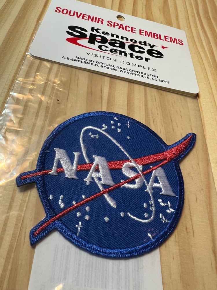NASA Aerospace EMBROIDERED PATCH, IRON ON