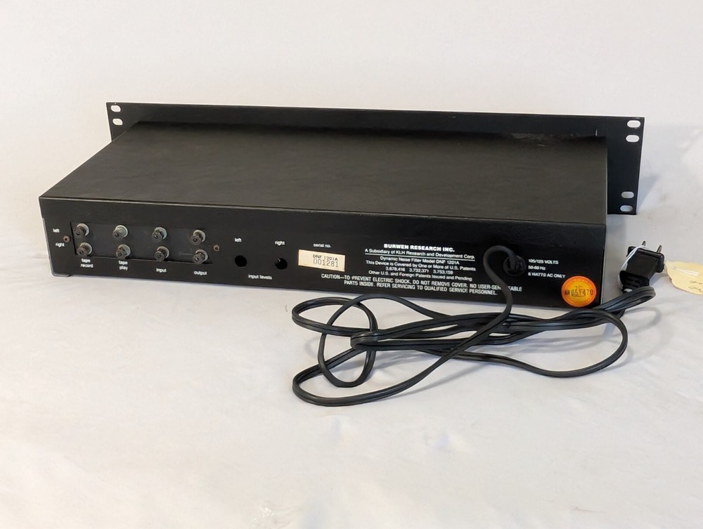 Burwen Research KLH DNF 1201A Dynamic Noise Reduction Filter