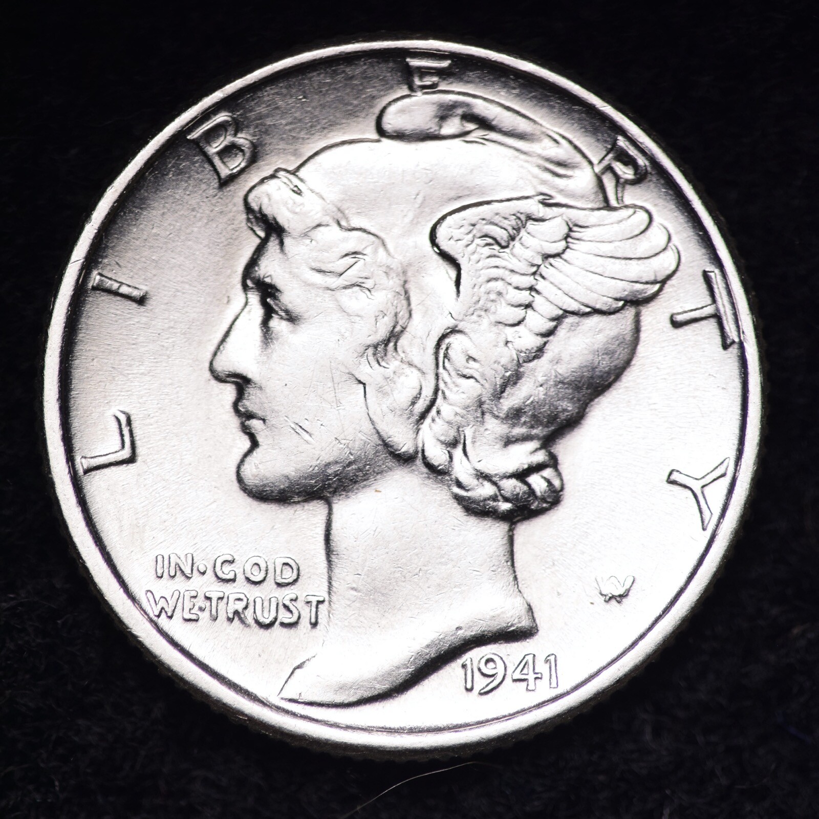 1941 Mercury Silver Dime AU FREE SHIPPING