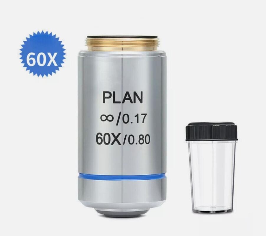 1PC 60X Infinity Plan Achromatic Objective lens f Olympus Biological Microscope