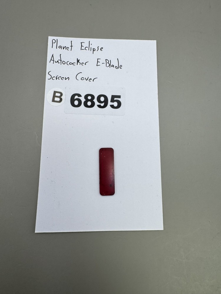 Planet Eclipse Autococker E-Blade Screen Cover Red