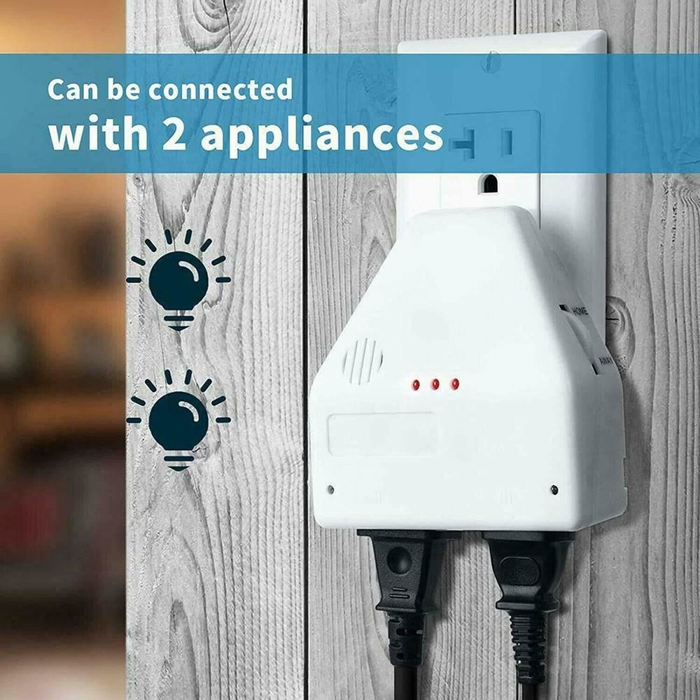 Clapper Sound Activated Clap On/Off Light Switch Wall Socket Outlet Adapter