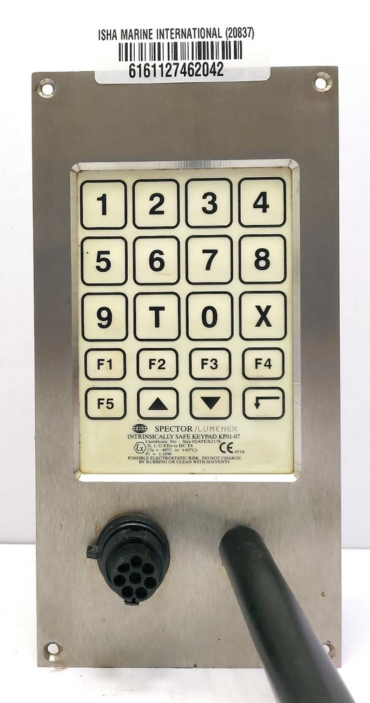 Spector Lumenex Intercom Master Control Panel KP01-07