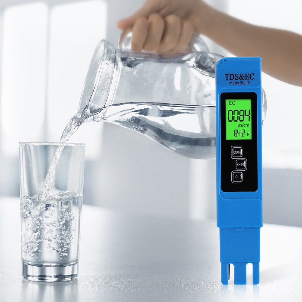 2PCS TDS Meter Digital Tester Water Quality Testing Kit Drinking Water 0-9990ppm