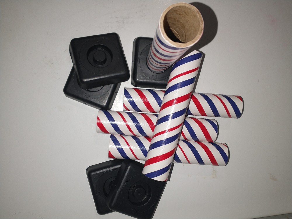 Pyro 1" Mini Mortar Tube & Base 5ct