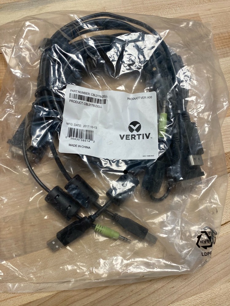 New Avocent CBL0178-DELL KVM Cable