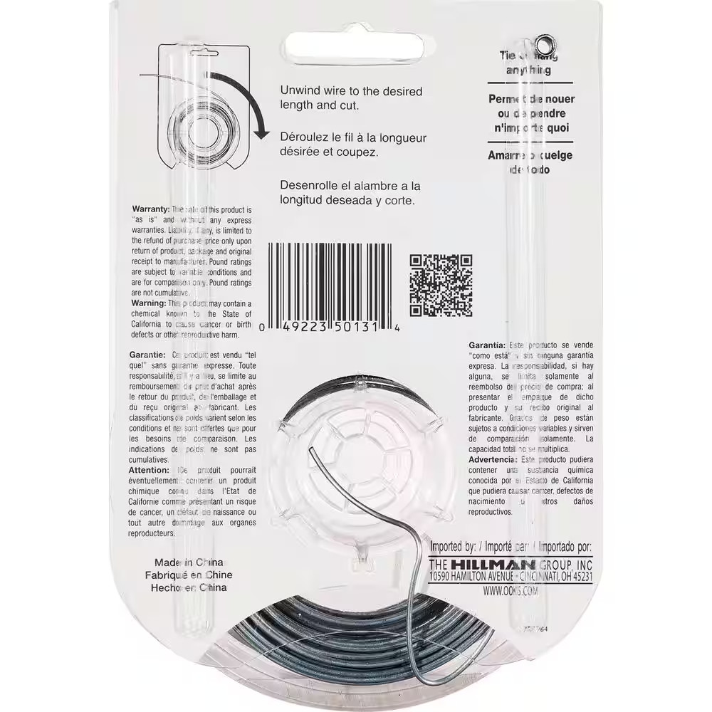 110 ft. 25 lb. Galvanized Steel Wire