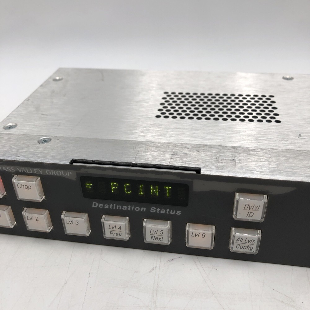 USED Grass Valley - Encore BPS Control Panel POWERS ON AS IS READ E