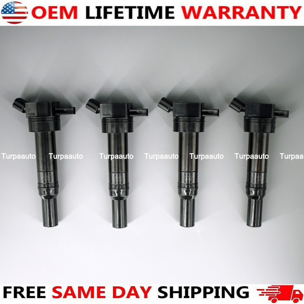4x Genuine Hyundai 27300-2E000 Ignition Coil For 2001-17 Elantra Kia Soul UF651