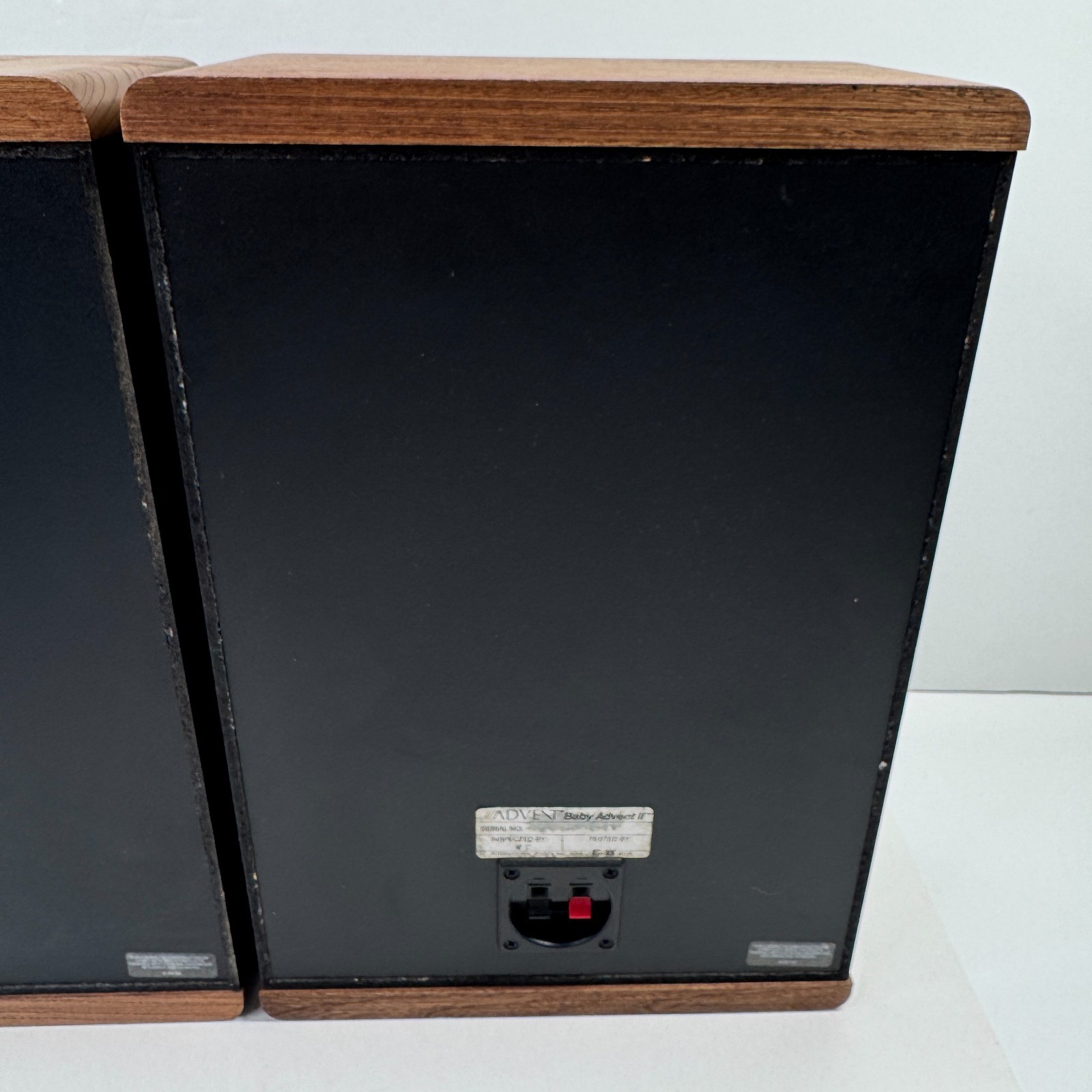 Baby Advent II Speakers - Refoamed - New Tweeters + Caps + Badges Sound Awesome!