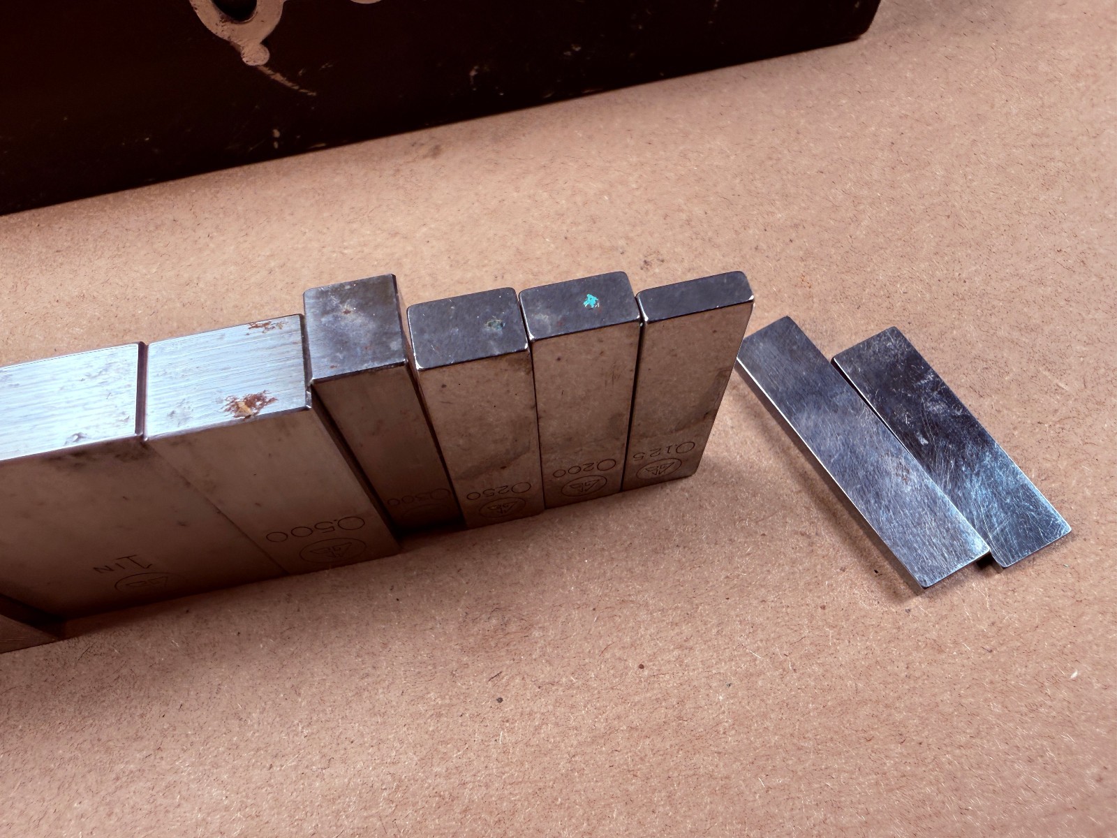 Vintage - ULTRA CHEX Gage Block Set Geo SCHERR .0625" - 2" in Case