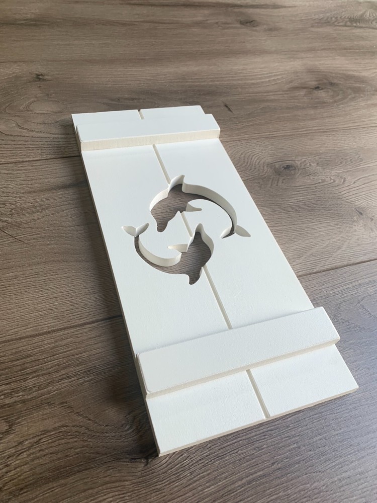 Custom Dolphin Shutter, PVC Exterior Shutter, Sold Individually