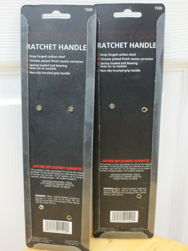 2 x Tekton #1500, 3/8" Drive, Reversible Ratchets