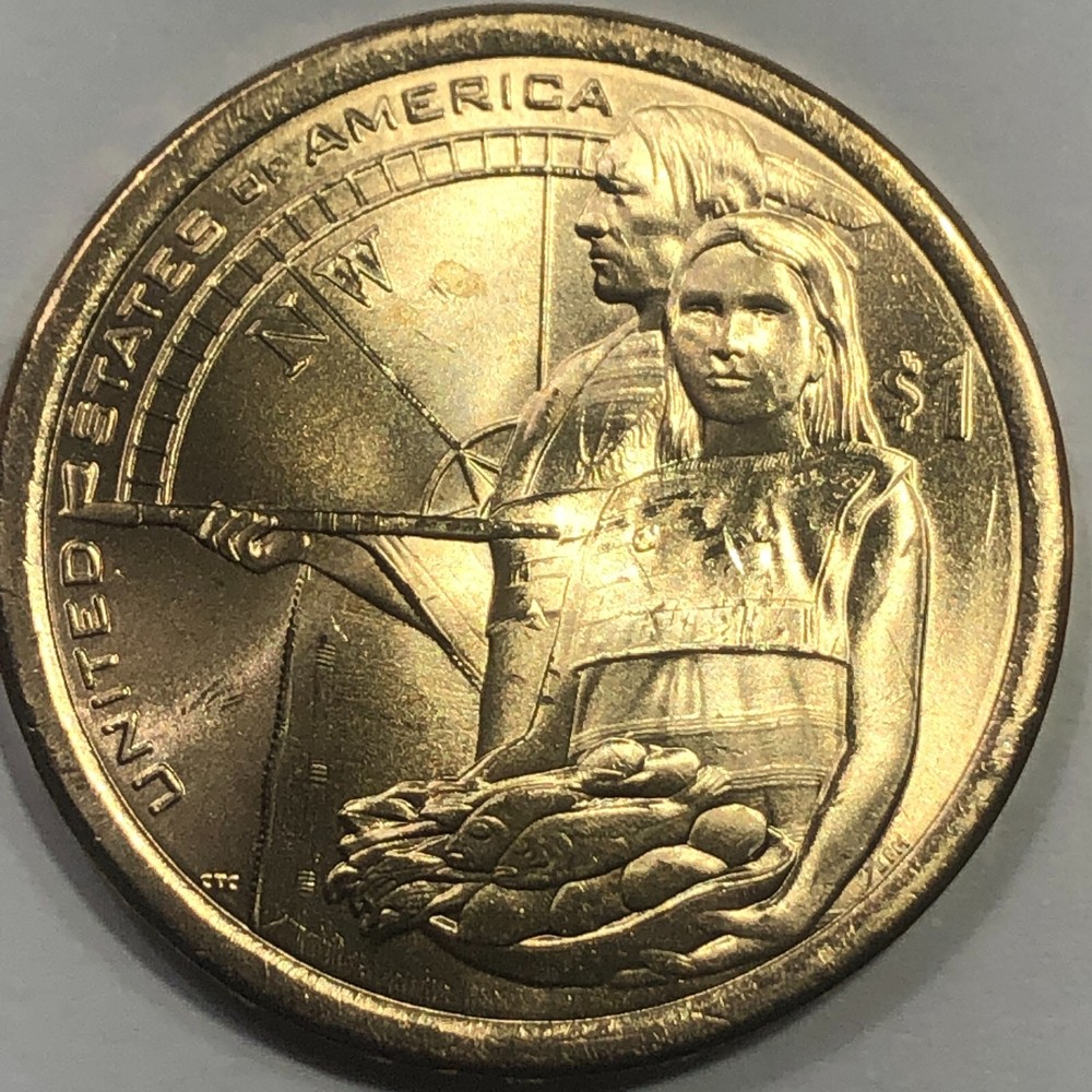2014-D - Native American Golden Dollar Coin