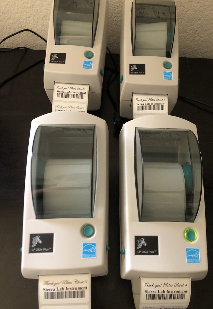 Tested! Zebra LP2824 Plus DT Label Barcode Printer. USB Ethernet PS Ex Cosmetic