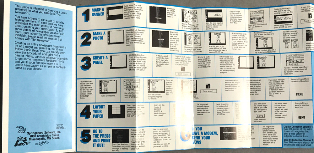 The Newsroom disk Desktop Publishing Program for Commodore 64 Springboard 1985